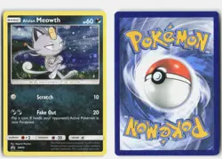 Alolan Meowth - SM43 Sun & Moon Promo Holo Promo Pokemon LP (SWIRL) - Image 3