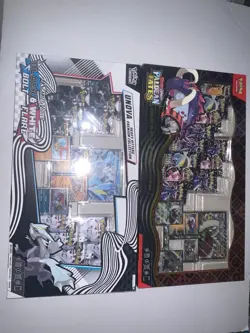 Pokemon Paldean Fates Great Tusk & Unova Heavy Hitters Sealed Black Bolt - Image 1