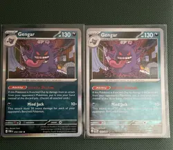 Pokemon TCG- Mega Evolution - Perfect Order- Gengar 050/088 Holo & Reverse Holo. - Image 1