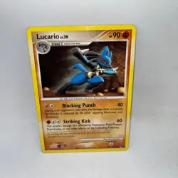 Lucario 2/17 Rare POP Series 8 Pokemon Lightly Played - Image 1