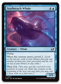 Starbreach Whale #77 (NM) Edge of Eternities EOE Magic MTG - Image 1