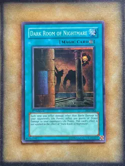 Yugioh Dark Room of Nightmare PGD-082 Super Rare 1st Ed MP - Image 1