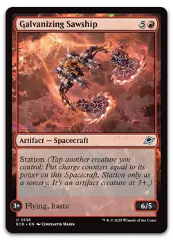 Galvanizing Sawship #136 (NM) Edge of Eternities EOE Magic MTG - Image 1