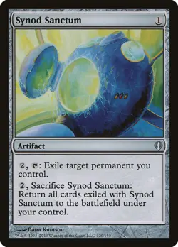 Synod Sanctum Archenemy NM Artifact Uncommon MAGIC THE GATHERING CARD ABUGames - Image 1