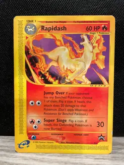 Pokemon TCG Rapidash - WOTC Black Star Promo 51 - 2002 Vintage Card - Image 1