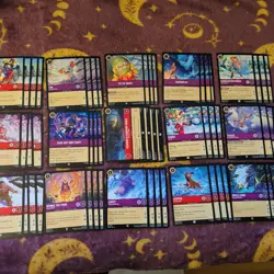 Disney Lorcana TCG Whinnie The Pooh Ruby Amethyst 60 Card Custom Deck - Image 1