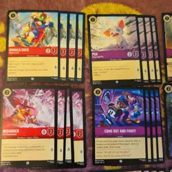 Disney Lorcana TCG Whinnie The Pooh Ruby Amethyst 60 Card Custom Deck - Image 2