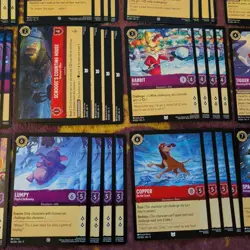Disney Lorcana TCG Whinnie The Pooh Ruby Amethyst 60 Card Custom Deck - Image 5