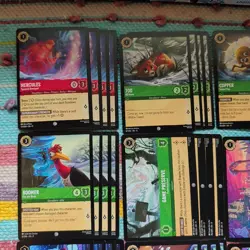 Disney Lorcana TCG Custom Fox & The Hound/Ducktales 60 Card Deck Winterspell - Image 2