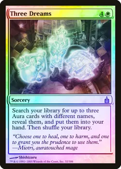 Three Dreams FOIL Ravnica: City of Guilds HEAVILY PLD White Rare CARD ABUGames - Image 1