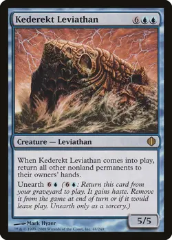 Kederekt Leviathan Shards of Alara PLD Blue Rare MAGIC MTG CARD ABUGames - Image 1