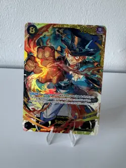 Sabo OP07-118 Secret Rare Foil English One Piece Card - Image 1