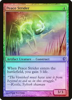 Peace Strider FOIL Conspiracy PLD Artifact Uncommon MAGIC MTG CARD ABUGames - Image 1