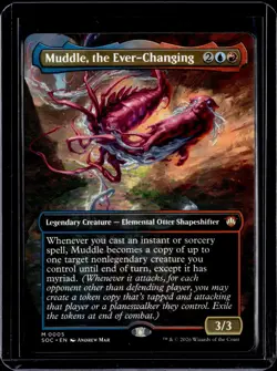 Muddle, the Ever-Changing (Borderless) - 5 - SOC - NM - MTG Magic the Gathering - Image 1