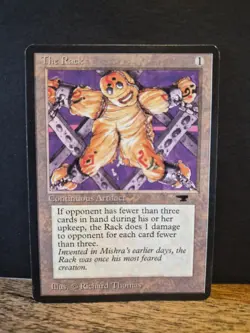 MTG The Rack Antiquities Artifact Uncommon Colorless 1 Richard Thomas MTG - Image 1