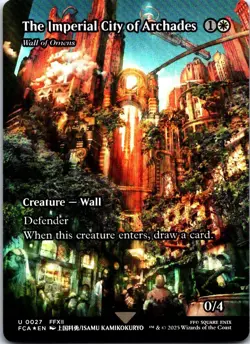 FOIL The Imperial City of Archades - Wall of Omens (Showcase) - Image 1