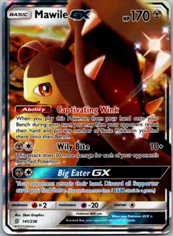 Mawile GX #141/236 Ultra Rare Holo SM - Unified Minds Pokemon NM - Image 1