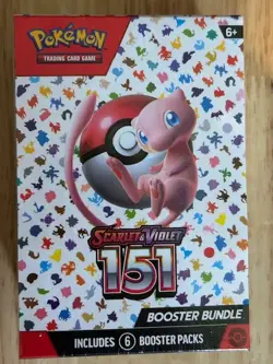 Pokemon TCG Scarlet and Violet 151 Booster Bundle 6 Packs Set SEALED - Image 1