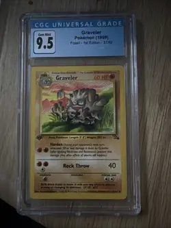 Graveler Pokemon (1999) Fossil - 1st Edition - 37/62 - Image 1