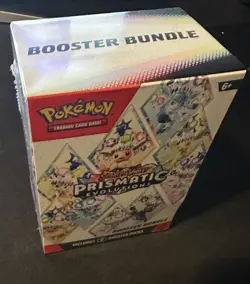 Pokemon Scarlet and Violet Prismatic Evolutions Booster Bundle Box 6 Packs - Image 2