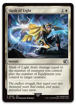 Slash of Light #32 (NM) Final Fantasy FIN Magic MTG - Image 1