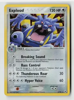 Pokemon - Exploud - 6/101 Hidden Legends - Holo Rare - NM - Image 1