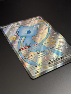 Pokemon Mew EX Full Art 216/091 SV: Paldean Fates Holo Shiny Ultra Rare EX - Image 2