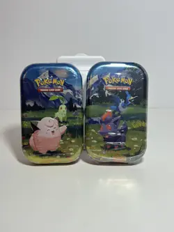 Pokemon Ascended Heroes Mini Tins Lot of 2 Sealed (98g & 99g) Potential Heavy - Image 2