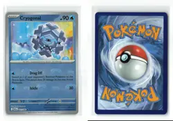 CRYOGONAL 027/086 BLACK BOLT MASTER BALL REVERSE POKEMON TCG NM-LP - Image 3
