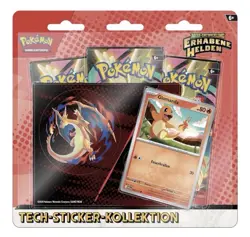 Pokemon TCG Tech Sticker Kollektion Glumanda Erhabene Helden OVP Neu Deutsch - Image 1