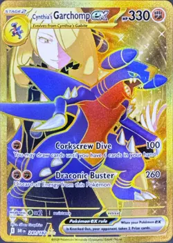 Pokemon Cynthia's Garchomp ex 241/182 - LP - Destined Rivals - Image 1
