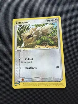 Zigzagoon 85/100 Common EX Sandstorm Pokemon NM - Image 1
