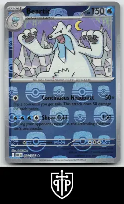 Pokemon - Beartic (Master Ball Pattern) 026/086 Black Bolt - Rare - NM - Image 1