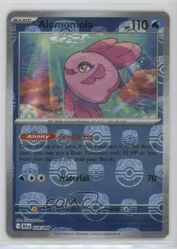 Alomomola Master Ball Foil Pokemon Black Bolt BLK #024 - Image 1