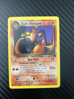 Pokemon Dark Charizard 21/82 Team Rocket Unlimited NM/LP - Image 1