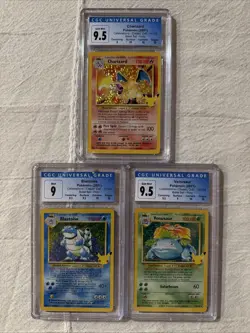 Pokemon Celebrations Base Set Charizard Blastoise Venusaur PSA CGC 9/10 GEM Mint - Image 1