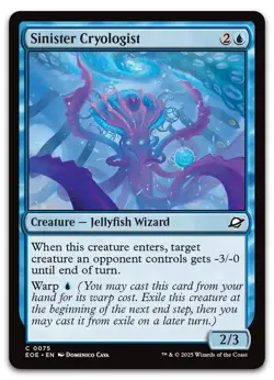Sinister Cryologist #75 (NM) Edge of Eternities EOE Magic MTG - Image 1