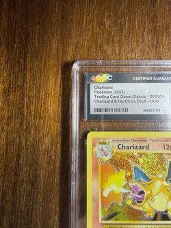 Pokemon Charizard CGC 10 Gem Mint Classic 003/034 Holo - Image 4