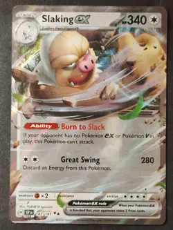 Slaking EX 147/191 Sv08: Surging Sparks Double Rare Holo, Pokemon 2024 •NM - Image 1