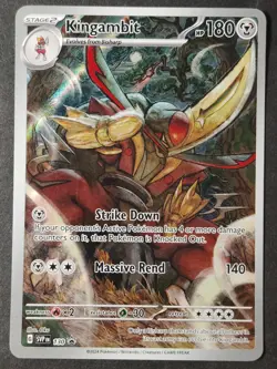 Kingambit #130 SVP: Scarlet & Violet Black Star Promo Holo, Pokemon 2024 •NM - Image 1