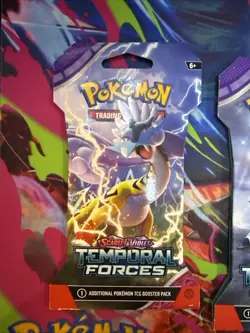 Pokemon TCG Scarlet and Violet Temporal Forces Sleeved Booster Pack (LOT OF 10) - Image 2
