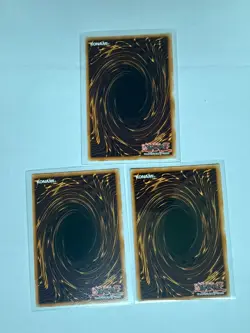Tri-Horned Dragon LOB-EN000 Secret Rare X3 Sell Of 1 - Image 2