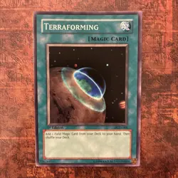 Yu-Gi-Oh! TCG: Terraforming PGD-088, 1st Edition, Pharaonic Guardian, Common, MP - Image 1