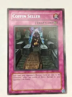 Yu-Gi-Oh! TCG Coffin Seller PGD-093 Rare LP - Image 1