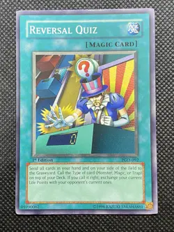 Yu-Gi-Oh! - Reversal Quiz PGD-092 Common 1st Edition LP Pharaonic Guardians - Image 1