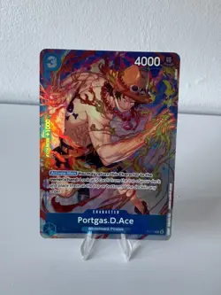 One Piece TCG - Portgas D. Ace P-074 - Best Selection Vol.3 Alt Art English NM - Image 1