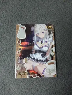 Emilia Re:Zero CIR01 DREAM OF DESIRE Goddess Story WAIFU ANIME CARD - Image 1