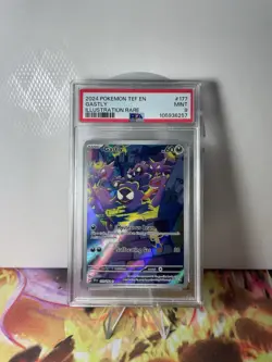 Gastly 177/162 Illustration Rare PSA 9 Temporal Forces Pokemon Card - Image 1