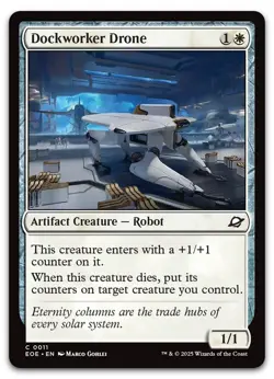 Dockworker Drone #11 (NM) Edge of Eternities EOE Magic MTG - Image 1