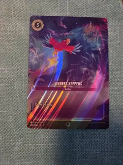 Disney Lorcana Enchanted Finders Keepers Holo Card 210/204 Shimmering Skies - Image 1
